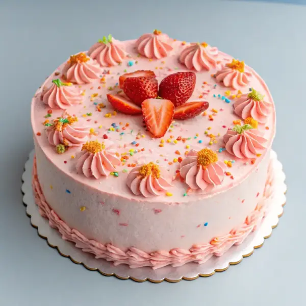 Strawberry Cream Cake